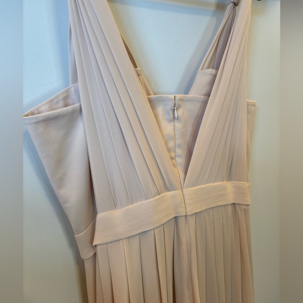 L’Agence Pleated Silk Chiffon Dress - Picture 4 of 10
